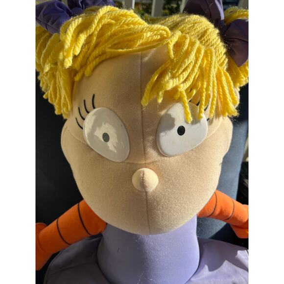 1997 Mattel Rugrats Angelica 24"  Jumbo Plush Vintage Nickelodeon - Picture 1 of 4